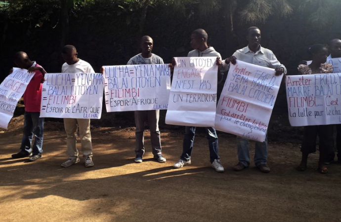Marche du 3 septembre : la Lucha dénonce la détention de sept activistes à Goma