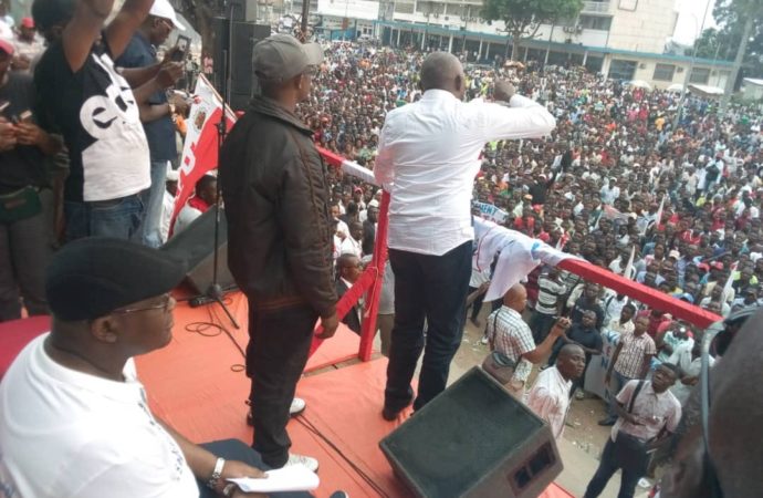 Kinsangani : Félix Tshisekedi rappelle « Martin Fayulu n’est pas mon ennemi » et demande à la population à « ne pas voter Shadary »