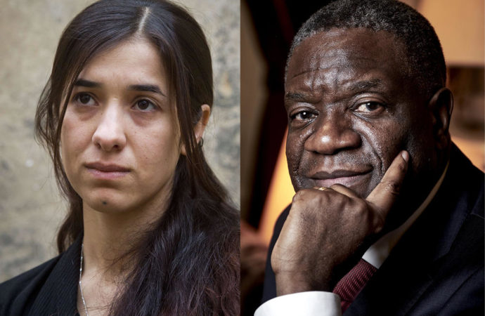 Dr Denis Mukwege et Nadia Murad reçoivent leur prix Nobel de Paix ce lundi à Oslo