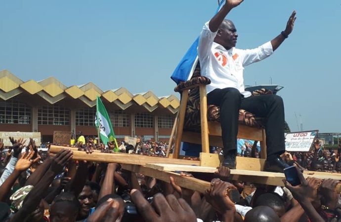 Campagne électorale : Gbadolite, fief de Jean-Pierre Bemba, a accueilli Martin Fayulu