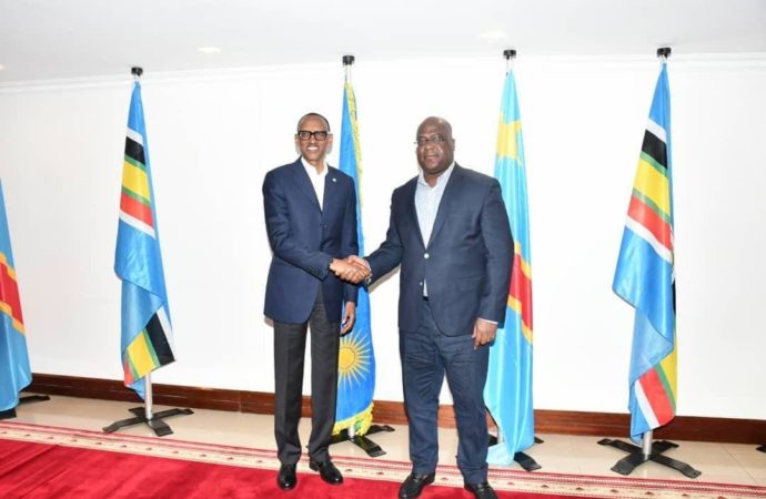 Tournée de Félix Tshisekedi : le chef de l’état congolais s’est entretenu avec Paul Kagame avant la tenue de l’Africa CEO forum