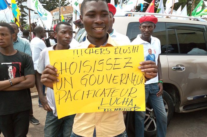 Élections du Gouverneur au Nord-kivu: La Lucha RDC-Afrique appelle les mouvements citoyens à garder leur indépendance et leur neutralité