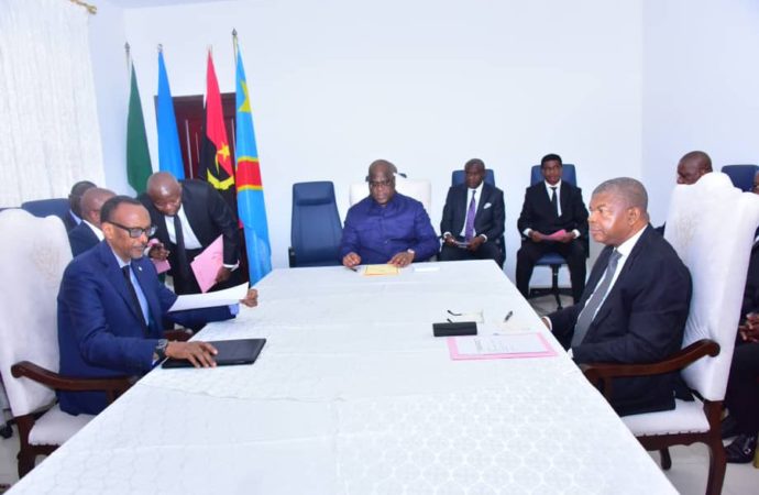 Réunion de la Tripartite RDC-Angola-Rwanda: il est question de l’adhésion de la RDC à la Communauté Economique de l’Afrique de l’Est, indique la présidence