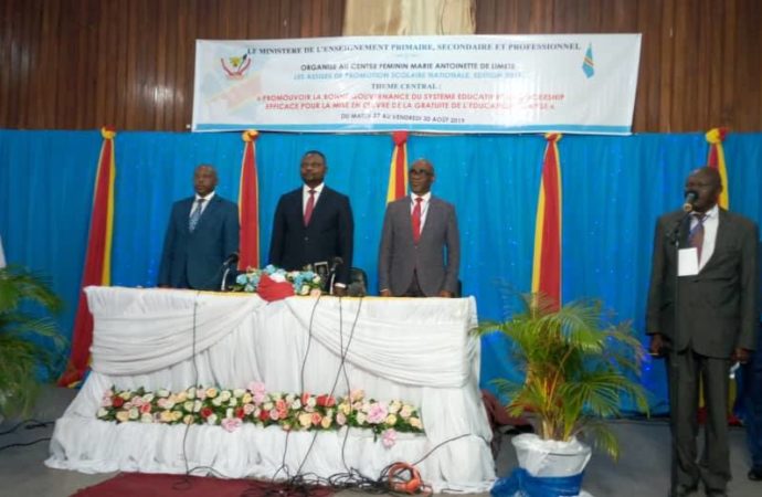 RDC-Éducation : aux cœurs des assises de l’EPSP, la bonne gouvernance du système éducatif