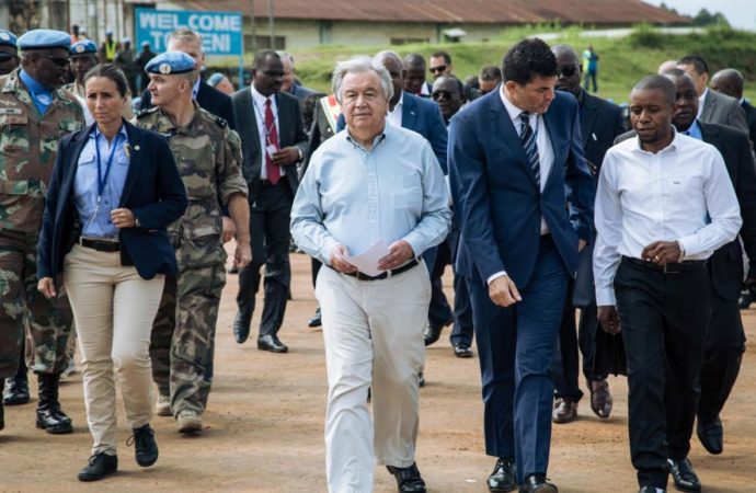 RDC : Antonio Guterres reconnaît qu’il y a un climat différent avec le nouveau régime