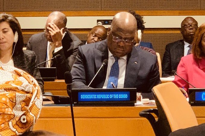 RDC: Félix Tshisekedi prend part à la 74 session de l’Assemblée Générale de l’ONU à New-York