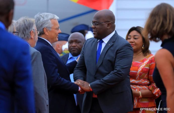 RDC : Félix Tshisekedi est arrivé à Bruxelles pour une visite officielle de quatre jours