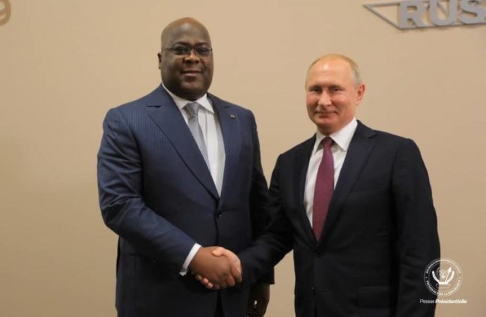 RDC : Vladimir Poutine, Premier leader mondial à congratuler Félix Tshisekedi pour son accession au pouvoir  