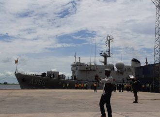Coopération militaire RDC-Belgique : le navire de la Marine belge A960 Godetia est arrivé ce mercredi à Boma