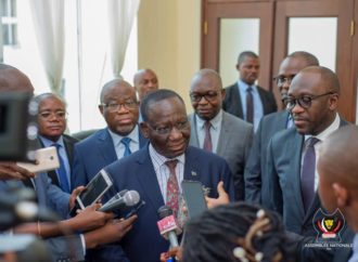 RDC: le Premier ministre Sylvestre Ilunga a déposé le projet de budget 2020 au bureau de l’Assemblée nationale