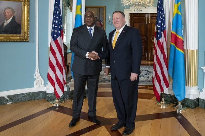 Tête-à-tête Tshisekedi-Pompeo : les USA promettent son soutien dans la lutte contre la corruption en RDC