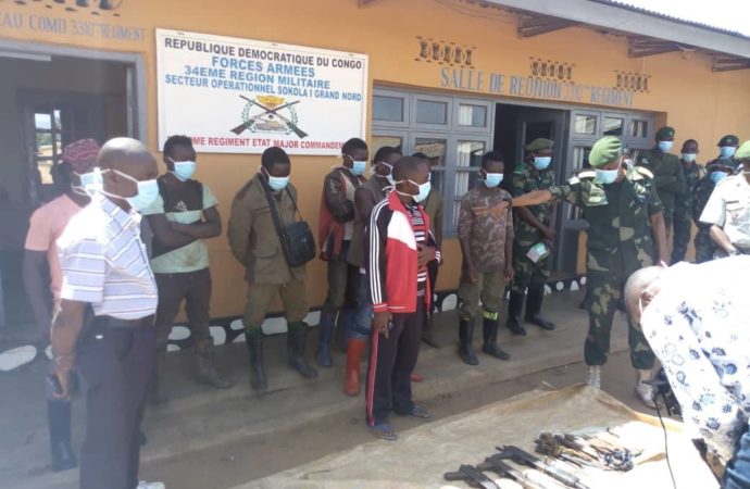 Butembo: un colonel autoproclamé du groupe FULC et 8 miliciens se rendent aux FARDC