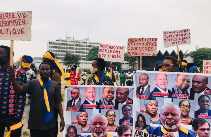 Procès 100 jours- énième manifestation de l’UNC à Kinshasa : les pros Kamerhe dénoncent une justice à deux vitesses