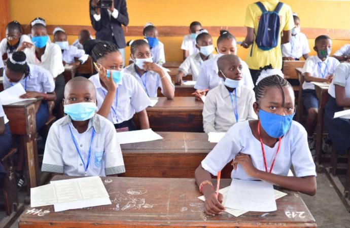 RDC/Covid-19 : l’UNICEF plaide pour la réouverture des écoles et appelle le gouvernement à prendre des mesures pour éviter la propagation du coronavirus