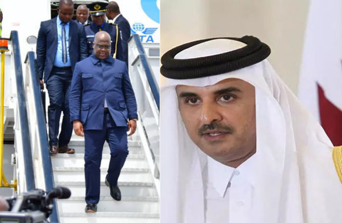 RDC- Qatar: arrivé dimanche dans la soirée, Félix Tshisekedi rencontre Cheikh Tamim ben Hamad ce lundi