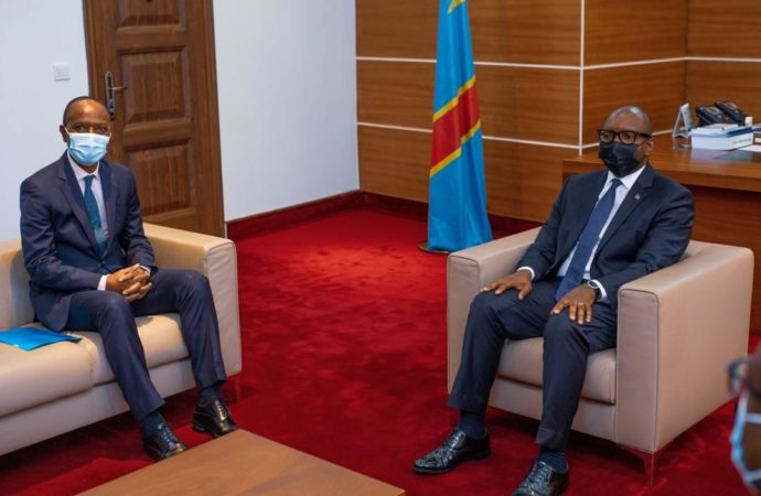RDC : le Premier Ministre Sama Lukonde passe en revue les pistes de collaboration avec le Représentant résident du PNUD