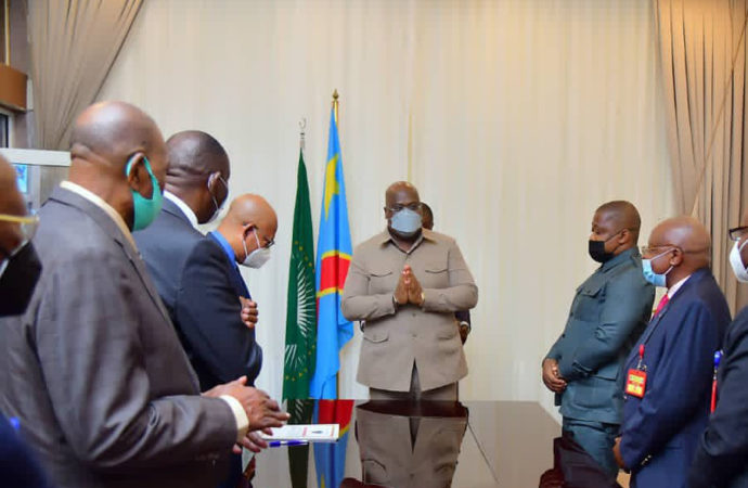 RDC : après Nkamba, F.Tshisekedi s’est entretenu avec les neuf juges de la Cour Constitutionnelle