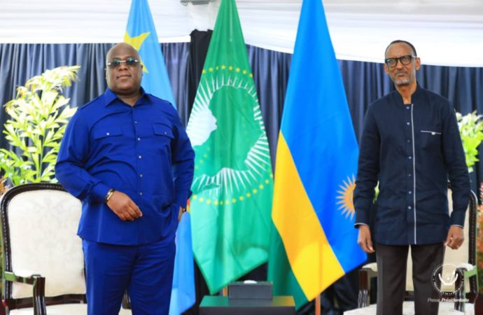 RDC-Rwanda  : Félix Tshisekedi et Paul Kagame signent une série d’accords de coopération ce samedi à Goma
