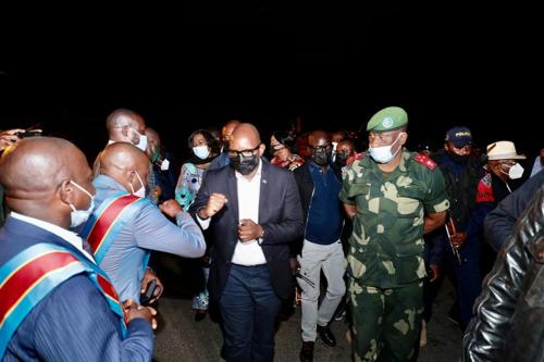 RDC : après Ituri, le Premier Ministre Jean-Michel Sama Lukonde est arrivé à Beni au Nord-Kivu ce lundi