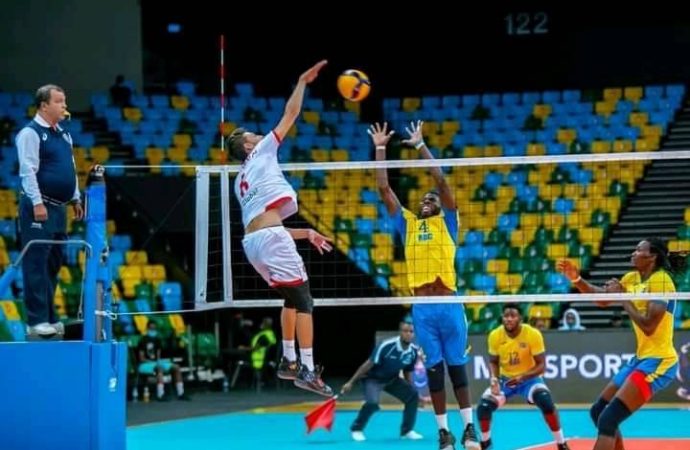 Volley-ball/CAN Rwanda 2021: Ecartés en quarts de finale par les Aigles de Carthage de la Tunisie, les Léopards vont se contenter des matchs de classement