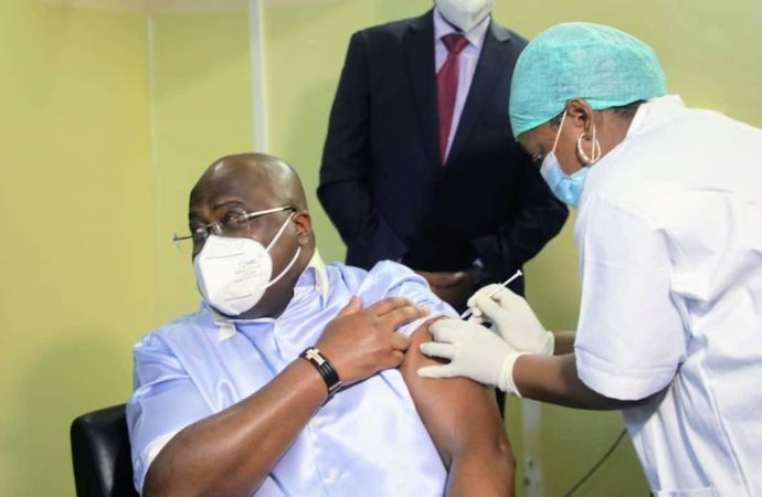 Covid-19 : Félix Tshisekedi s’est fait vacciner