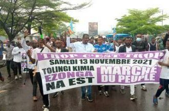 Marche du 13 novembre : Georges Kapiamba salue le civisme des marcheurs et félicite le professionnalisme de la Police