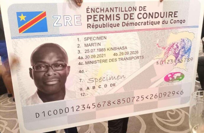 RDC : le nouveau permis de conduire avec puce sera disponible avant le 30 mai