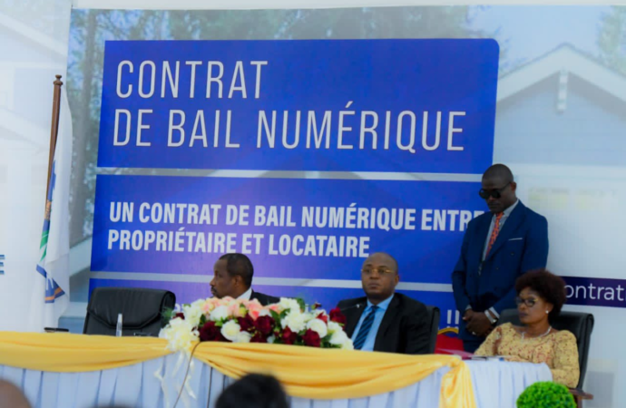 Kinshasa : lancement du projet de numérisation des contrats de bail