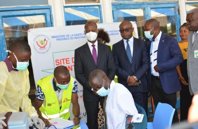 Haut-Katanga : lancement de la première phase de la campagne de vaccination contre la COVID-19