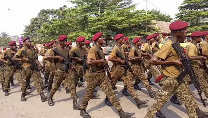 L’impressionnante marche d’endurance des Forces armées de la RD Congo à Kinshasa