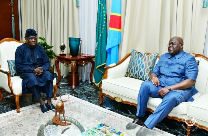 RDC : l’agenda de la transformation agricole et la situation sécuritaire dans l’Est au cœur des échanges entre Félix Tshisekedi et l’ancien Président Nigérian