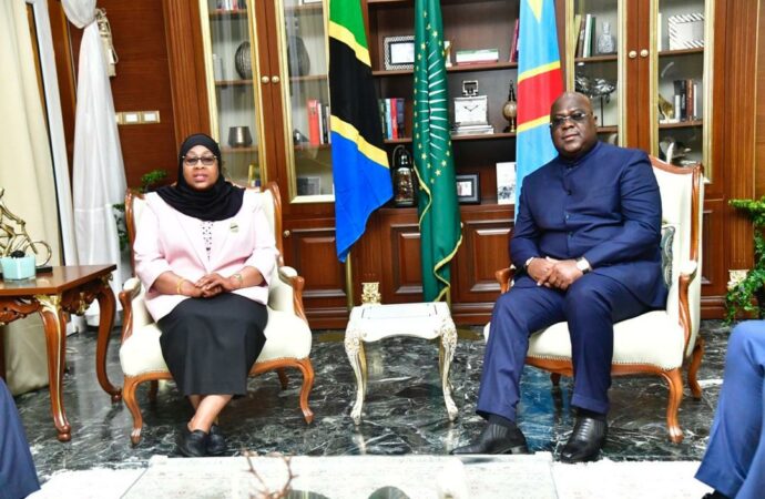 RDC- Tanzanie : deux heures d’entretien à huis clos entre Félix Tshisekedi et Samia Suluhu ce jeudi