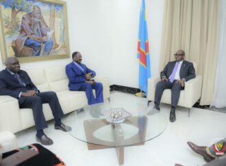 Sama Lukonde et le représentant spécial du Secrétaire général de l’ONU pour l’Afrique centrale échangent sur les différents défis de la sous-région
