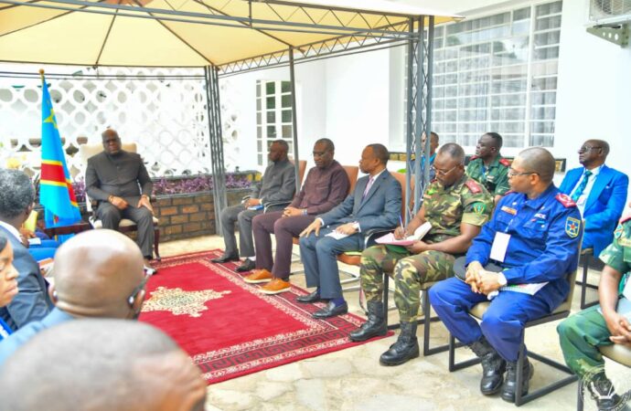 Le président Tshisekedi a présidé à Mbuji-Mayi la réunion du Conseil provincial de sécurité
