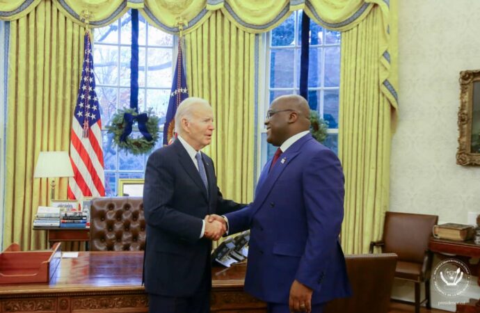 Agression de la RDC : reçu par Joe Biden, Félix Tshisekedi demande une forte implication des USA pour faire pression sur le Rwanda