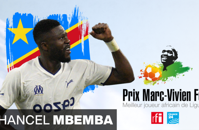 France Ligue 1 : efficace avec l’OM, Chancel Mbemba remporte le prix Marc Vivien Foé