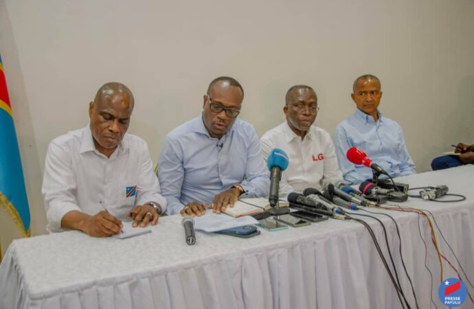 RDC : les quatre leaders de l’opposition annoncent un meeting populaire à la place Sainte Thérèse le 17 juin