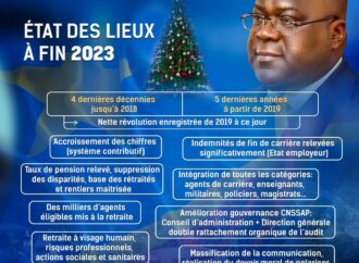 Fêtes de Noël et Nouvel An : la CNSSAP présente ses vœux au président Félix Tshisekedi