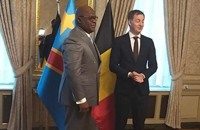 La situation sécuritaire dans l’Est de la RDC au centre d’un tête-à-tête entre le président Tshisekedi et le Premier ministre belge